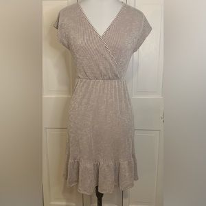 Caution to the wind striped dress size medium